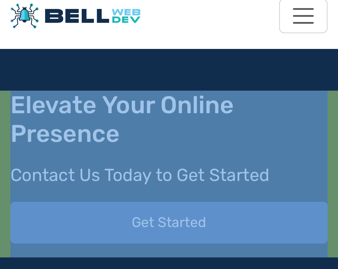 Screenshot of iphone with element highlighted.